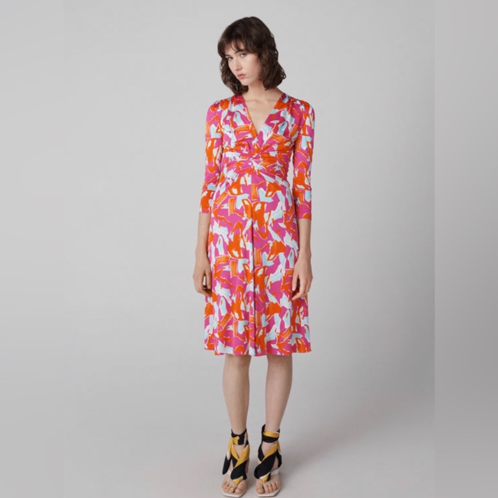 Diane von Furstenberg (DVF) Jerome Dress, Size L, NWT